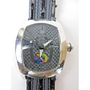 Mens Charles Dumont Chrono Watch Beveled Crystal New Battery on 3/25/21